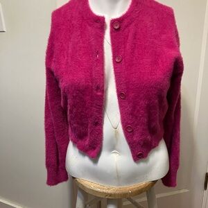 Levi's Vibrant Pink Fuzzy Sweater